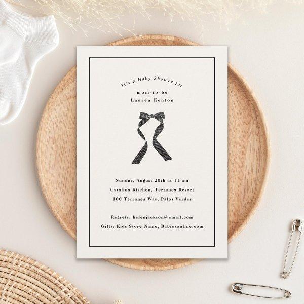 Subtle Black Bow Classic