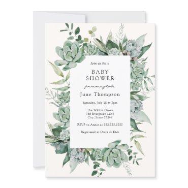 Succulent Eucalyptus Greenery