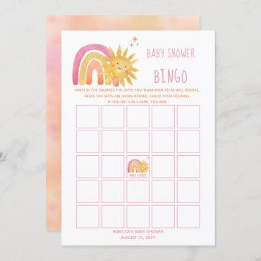 Sun | Rainbow Sunshine Baby Shower Bingo