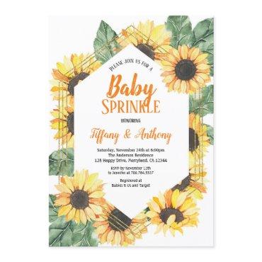 Sunflower Baby Sprinkle