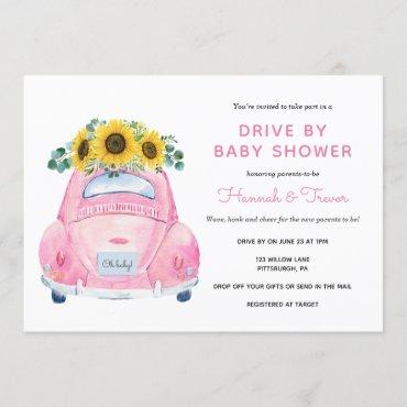 Sunflower Drive By Baby Girl Shower