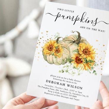 Sunflower White Pumpkins Twins Fall
