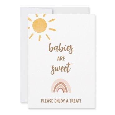 Sunshine Baby Shower Babies Are Sweet Card