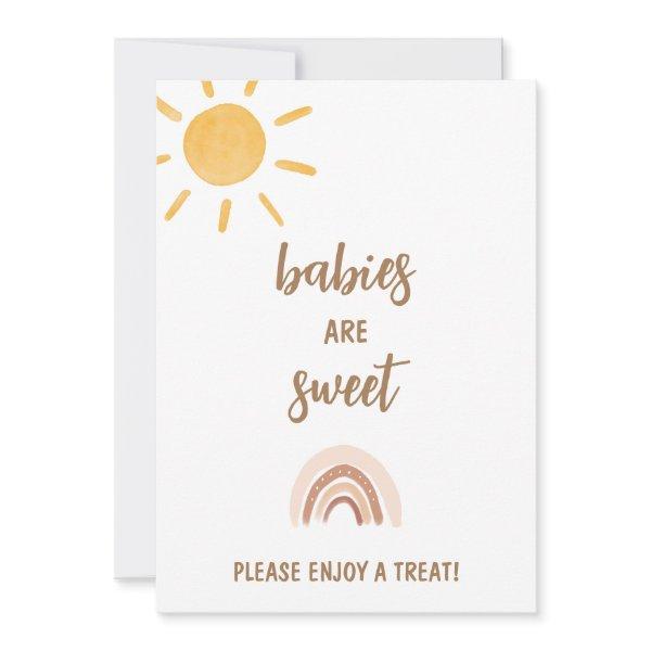 Sunshine Baby Shower Babies Are Sweet Card