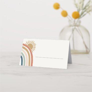 sunshine place card birthday or baby shower
