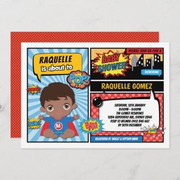 Superhero Baby Boy Shower / Comic Book Superheroes