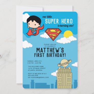 Superman Super Hero First Birthday