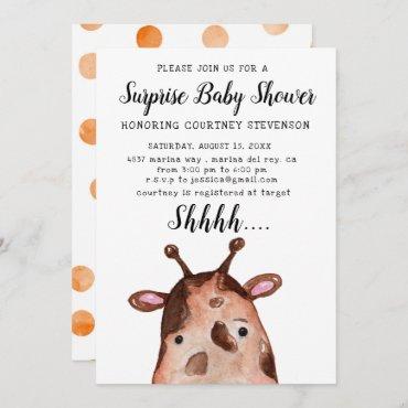 Surprise Baby Shower Invitation