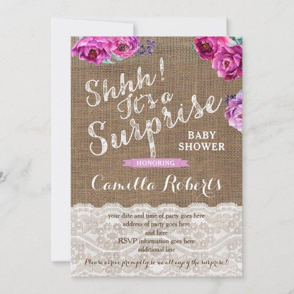 Surprise Baby Shower or Party  Cards