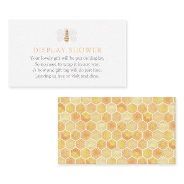 Sweet as Can Bee Baby Shower Display Shower Enclosure Card