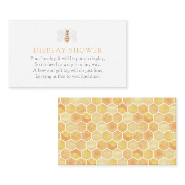 Sweet as Can Bee Baby Shower Display Shower Enclosure Card