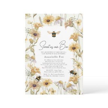 Sweet as can Bee Chamomile Baby Shower by Mail
