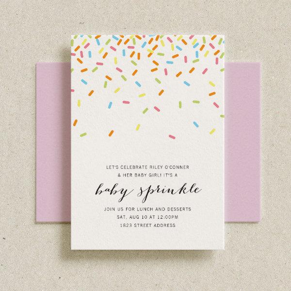 Sweet Baby Sprinkle Invite
