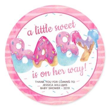 Sweet Candyland Sprinkles Classic Round Sticker