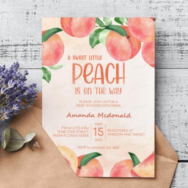 Sweet little peach