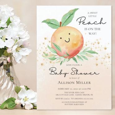 Sweet Little Peach Baby Shower