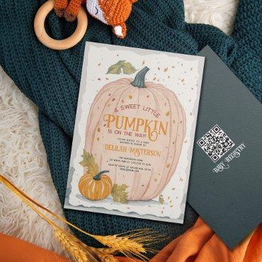 Sweet Little Pumpkin Watercolor