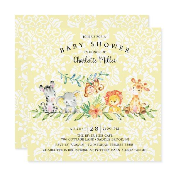 Sweet Safari Animals Gender Neutral