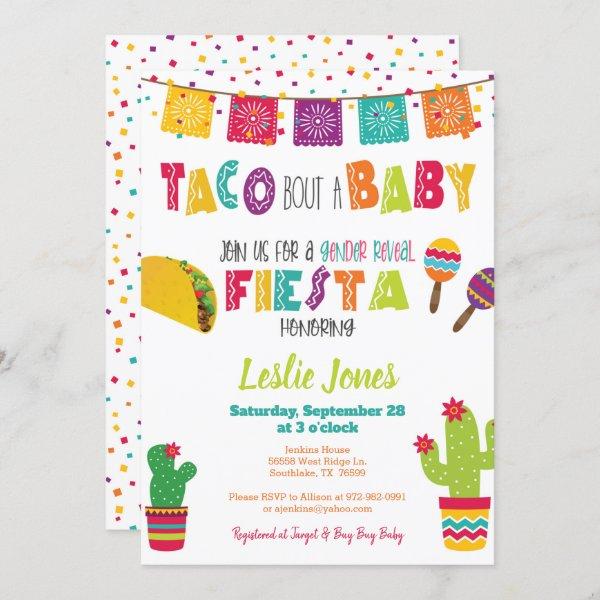 Taco Bout a Baby Gender Reveal Fiesta