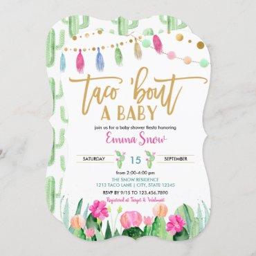 Taco 'bout a Baby Shower Fiesta Invitation