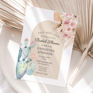 TACO 'BOUT LOVE Boho cactus rustic Invite