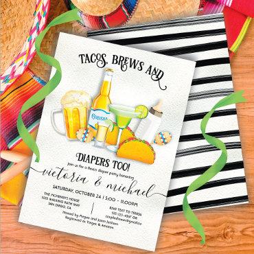 Tacos Brews & Diapers Baby Shower Fiesta