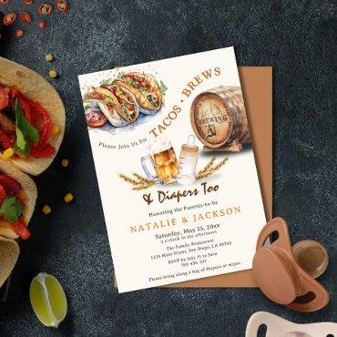 Tacos & Brews Diapers Casual Couples