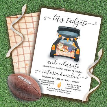 Tailgate Car Football Game BBQ Beer Couples Shower
