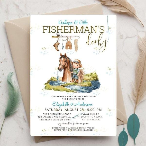 Talk to Me Rustic Fisherman's Derby Baby Shower