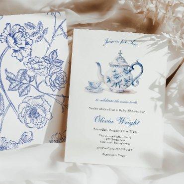 Tea for the Mom to Be Baby Shower Tea Party