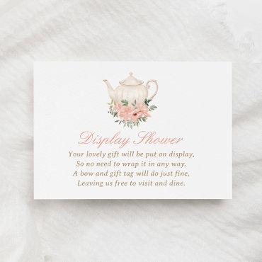 Tea Party Baby Shower Display Shower Enclosure Card