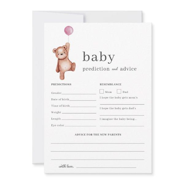 Teddy Bear Pink Prediction and Advice