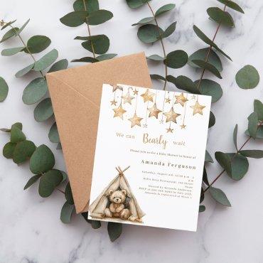 Teddy bear stars tent boho