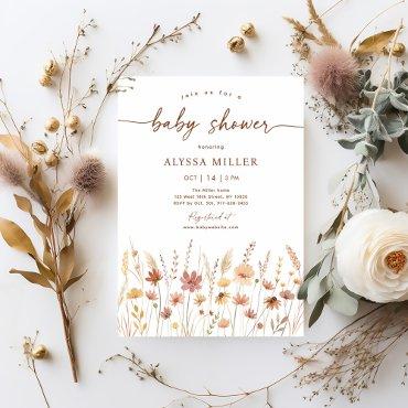 Terracotta Boho Wildflower
