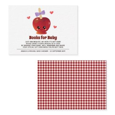 The Apple of our eye Books For Baby Enclosure Card