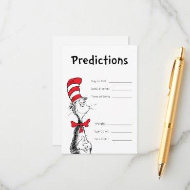 The Cat in the Hat | Baby Predictions Enclosure Card
