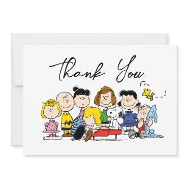 The Peanuts Gang | Baby Shower Thank You Card
