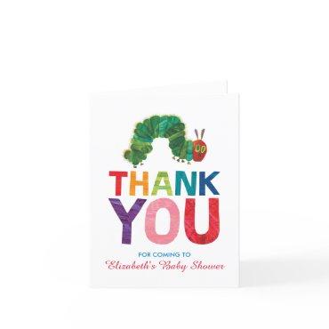 The Very Hungry Caterpillar Baby Shower Thank You