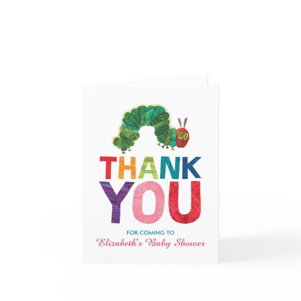 The Very Hungry Caterpillar Baby Shower Thank You