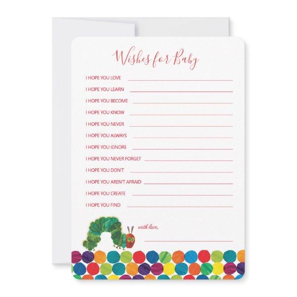 The Very Hungry Caterpillar Wishes for Baby Note Card