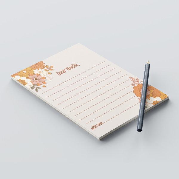 Time Capsule Note Pad - Groovy Baby Shower
