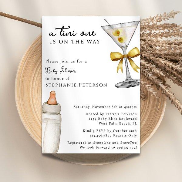 Tini One Is On The Way Yellow Martini