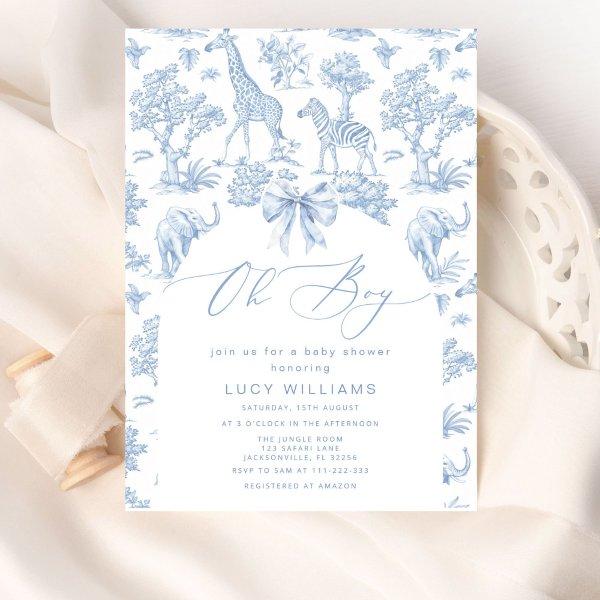 Toile de Jouy Safari Oh Boy
