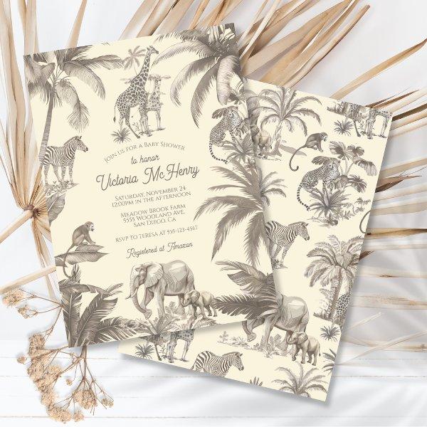 Toile Safari Jungle
