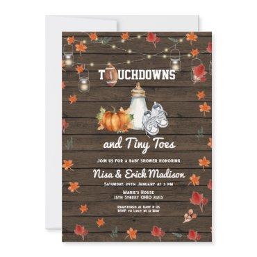 Touchdown Football Tiny Toes Pumpkin