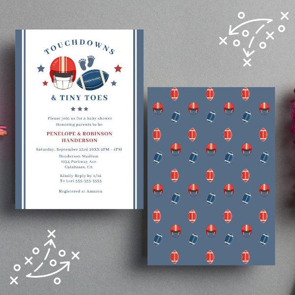 Touchdowns and Tiny toes, Football