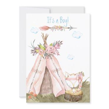 *~* Tribal Teepee Boho Woodland Fox Forest Boy