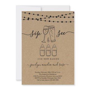 Triplets Sip & See Bubbles & Brews