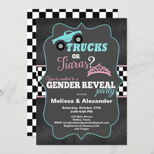 Trucks or Tiaras Gender Reveal