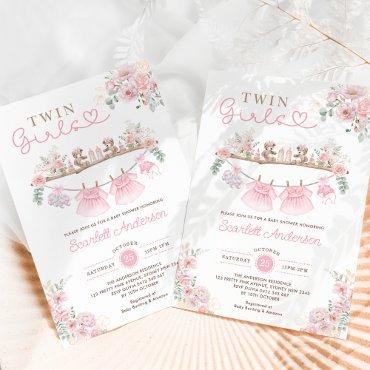 Twin Girls Pink Baby Clothes Girl